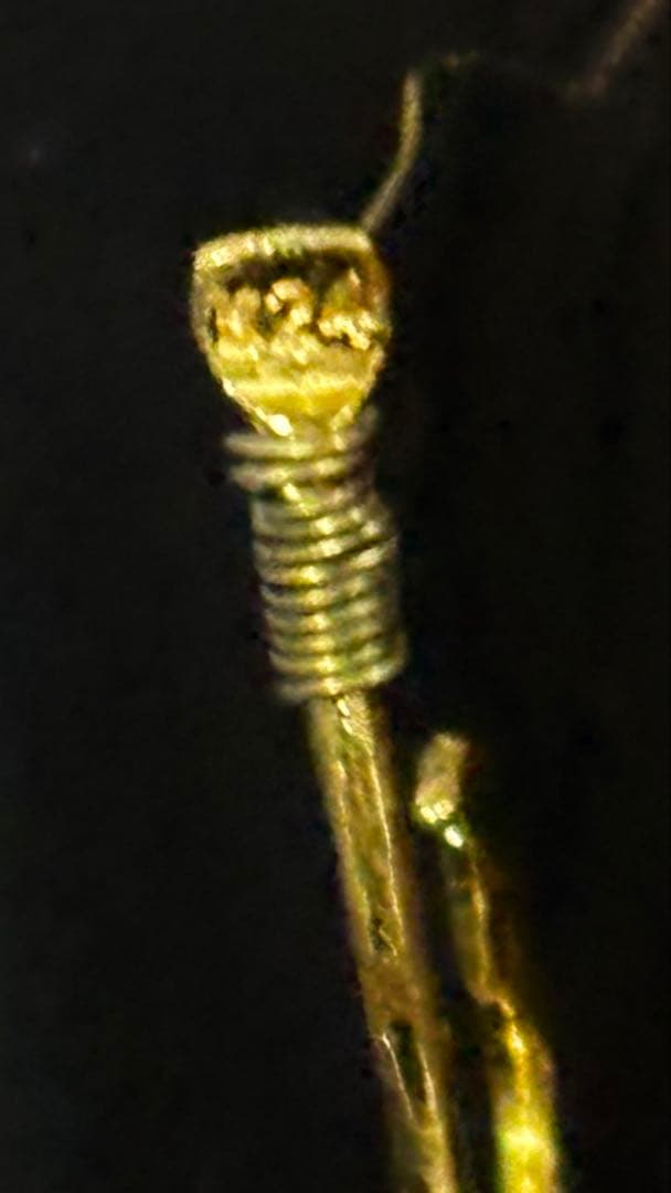 K24 純金 釣り針 1.3g