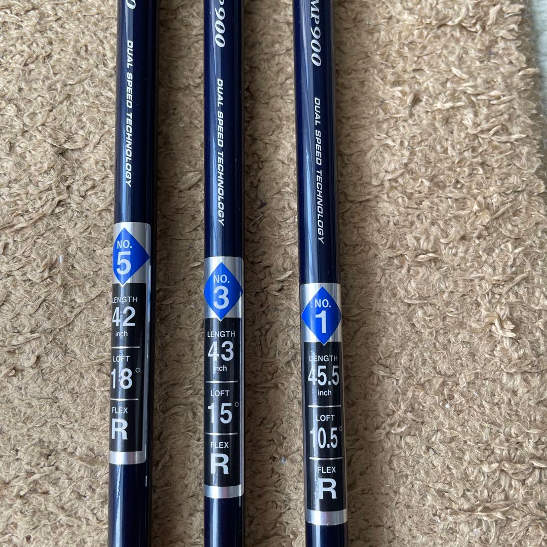 XXIO ドライバー フェアウェイウッド３番、５番 3本セット