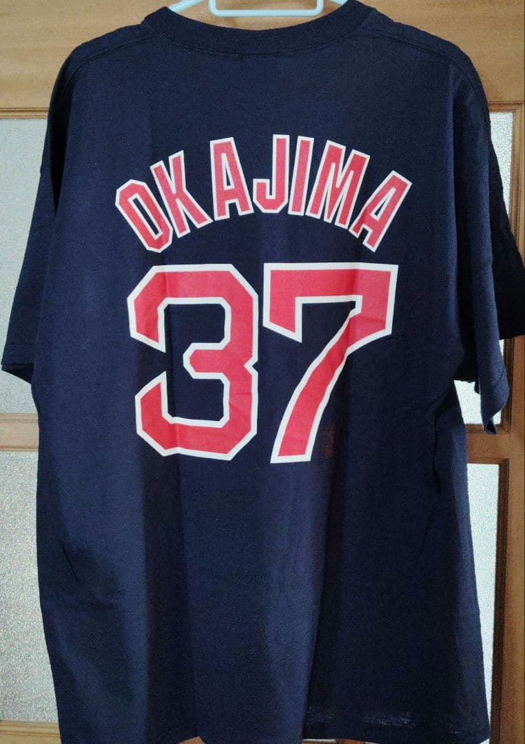 majestic　ボストンレッドソックtシャツ 岡島秀樹　37