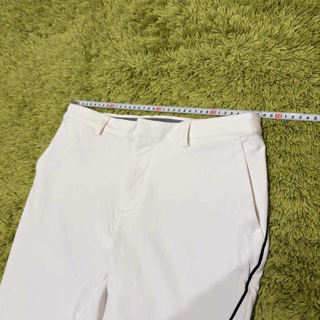 TaylorMade テーラーメイド レディースパンツ 裏起毛 ホワイト Ｌ