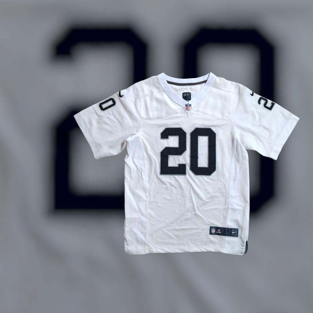 NIKE　NFL　McFFADDEN　44　Raiders　白黒　大きめ
