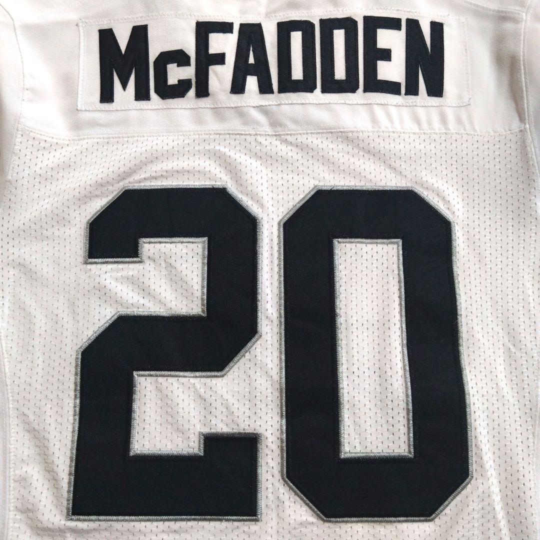 NIKE　NFL　McFFADDEN　44　Raiders　白黒　大きめ