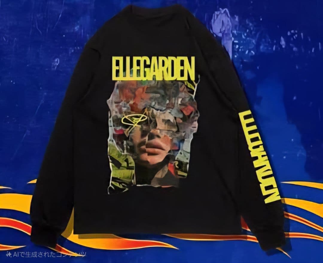 新品　ELLEGARDEN 長袖Tシャツ Lサイズ 黒