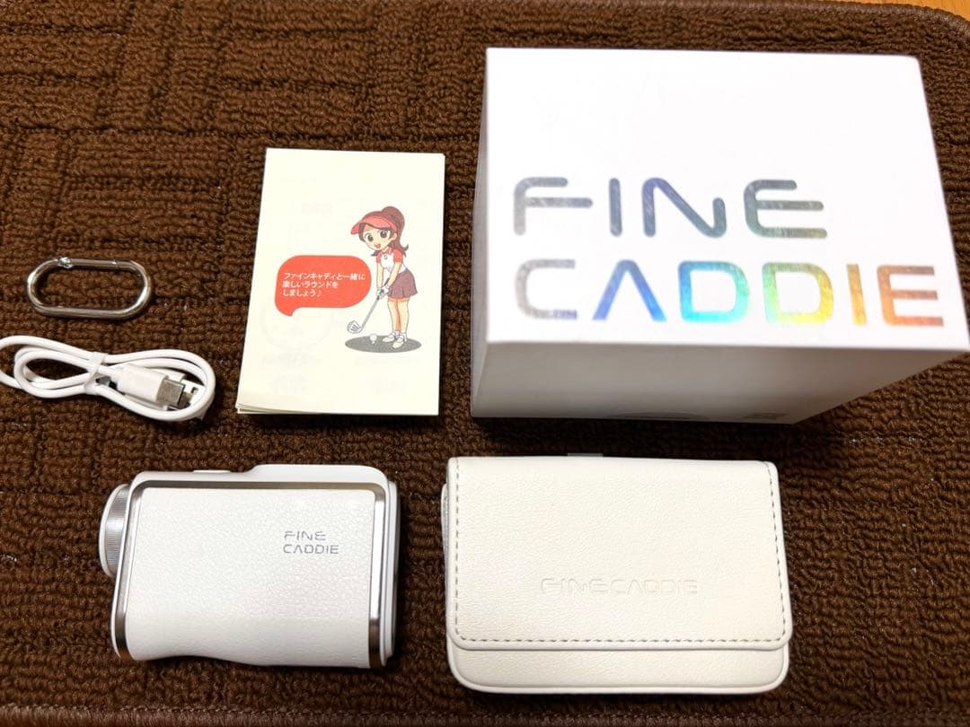 【極美品】FINECADDIE J300 ゴルフ用レーザー距離計（ホワイト）