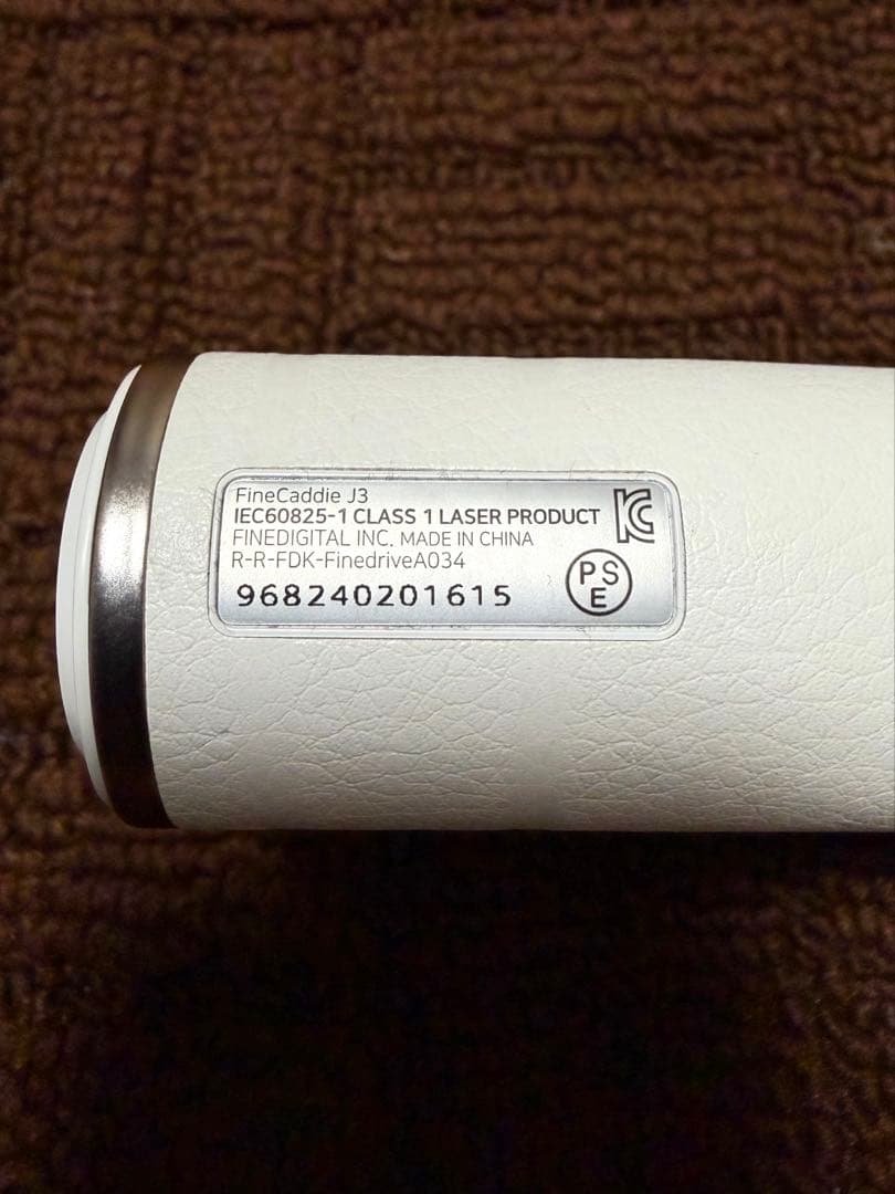 【極美品】FINECADDIE J300 ゴルフ用レーザー距離計（ホワイト）