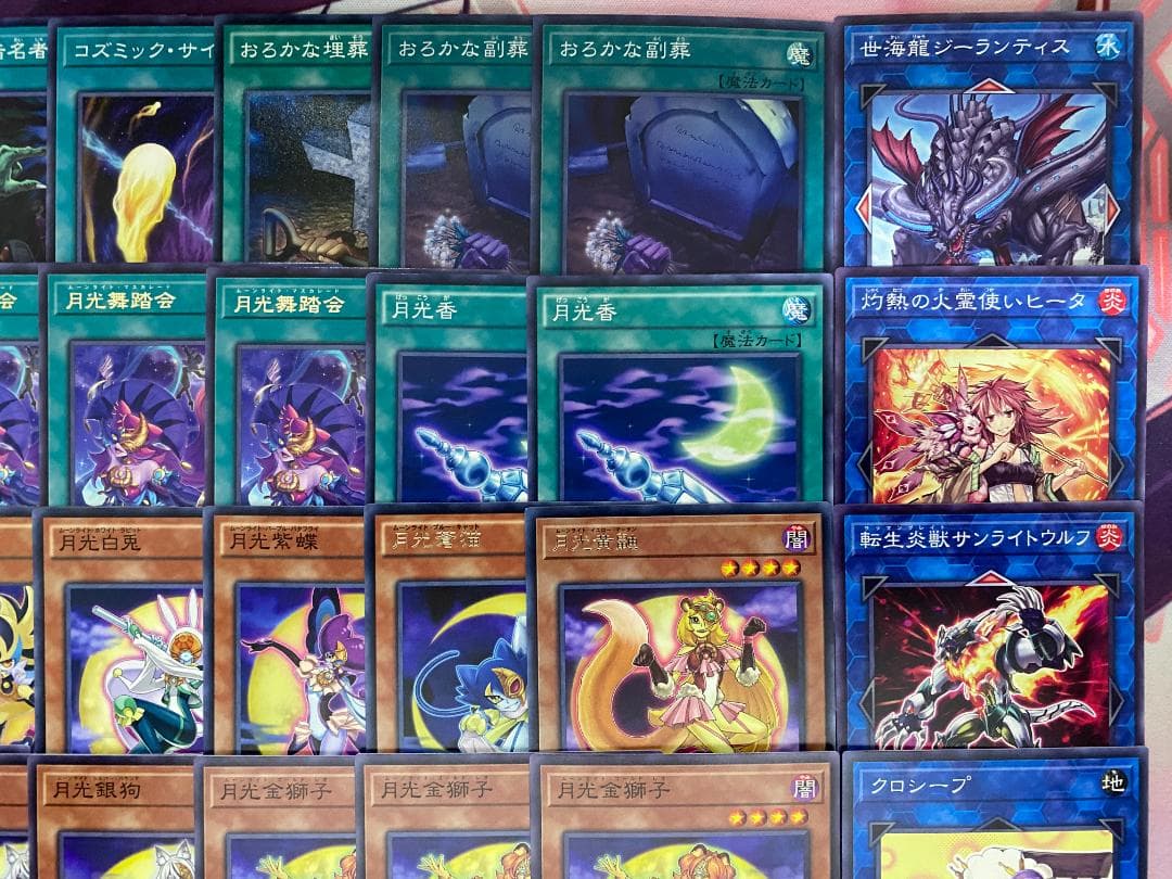 【24時間以内発送】遊戯王　月光　ムーンライト　大会構築デッキ　月光融合