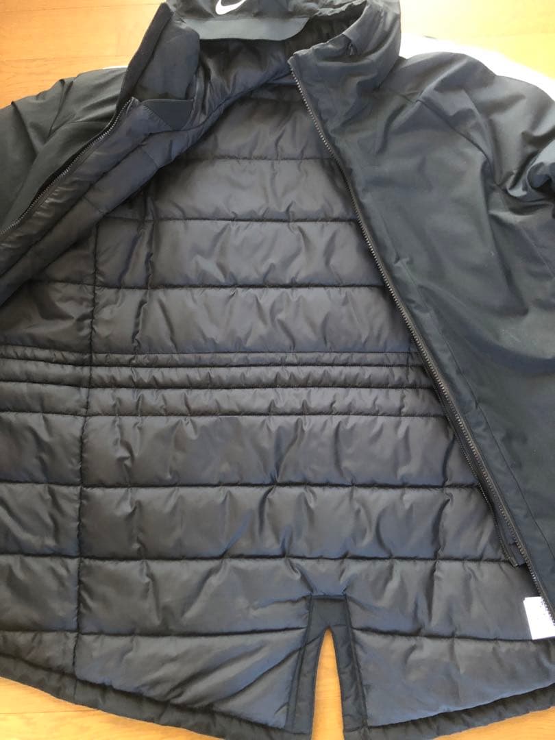 Nike ドリルトップ　ベンチコート M ブラック