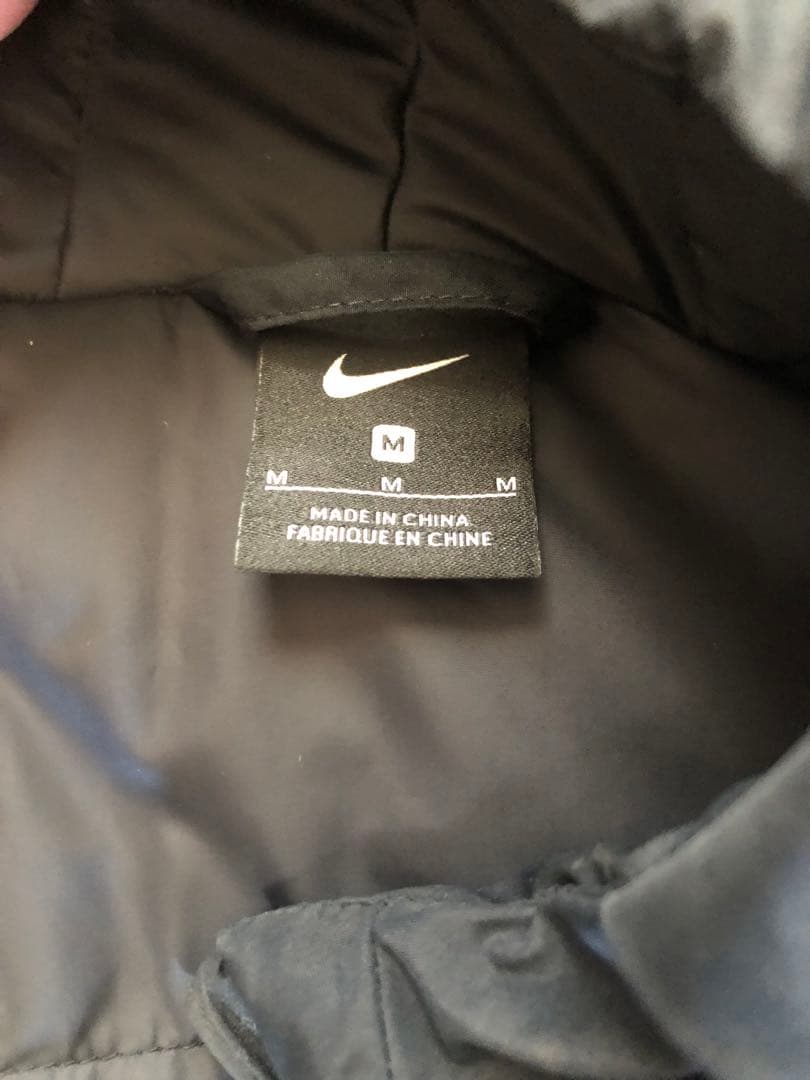 Nike ドリルトップ　ベンチコート M ブラック