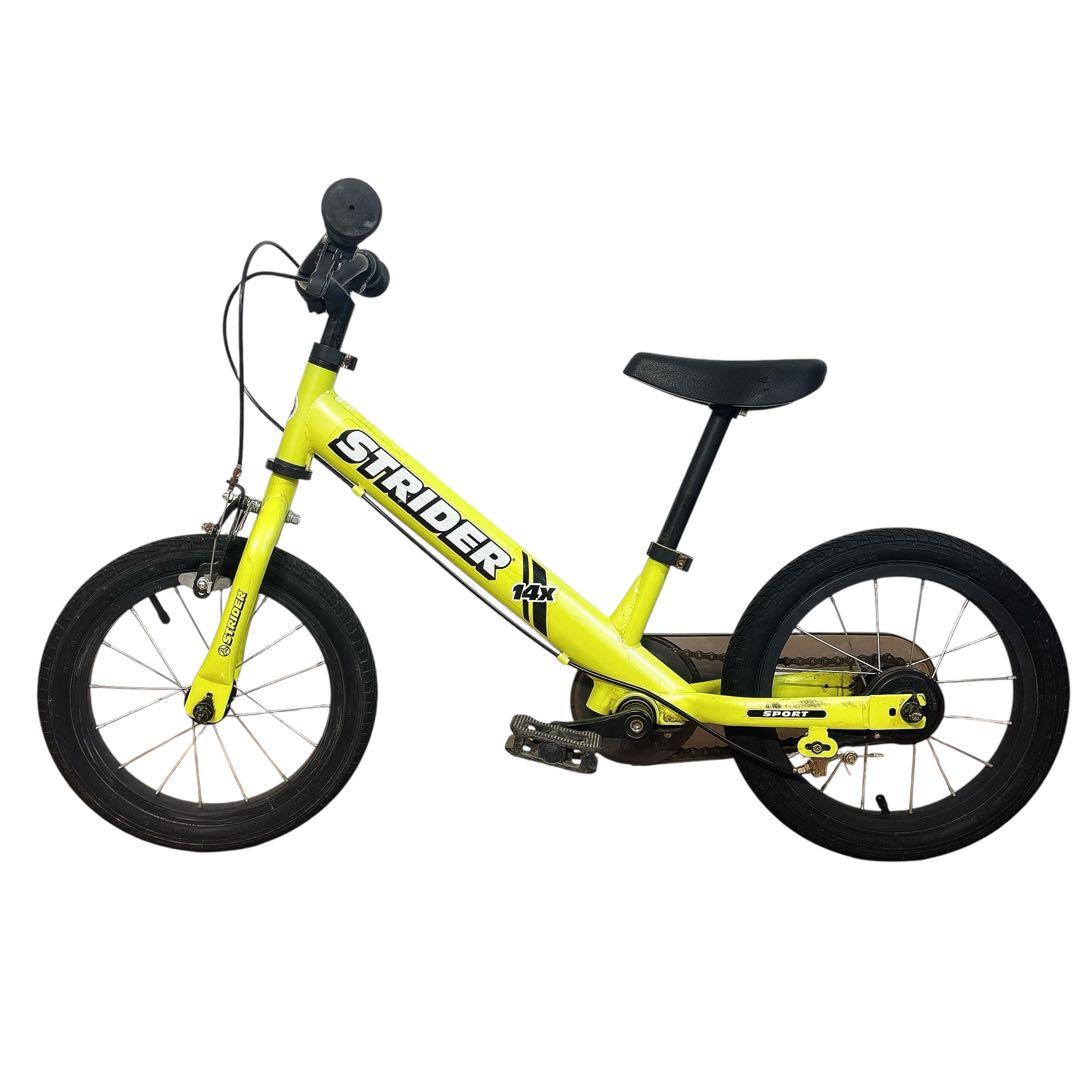 ✨廃盤色✨ STRIDER ストライダー 14x ライムイエロー 自転車 子供用
