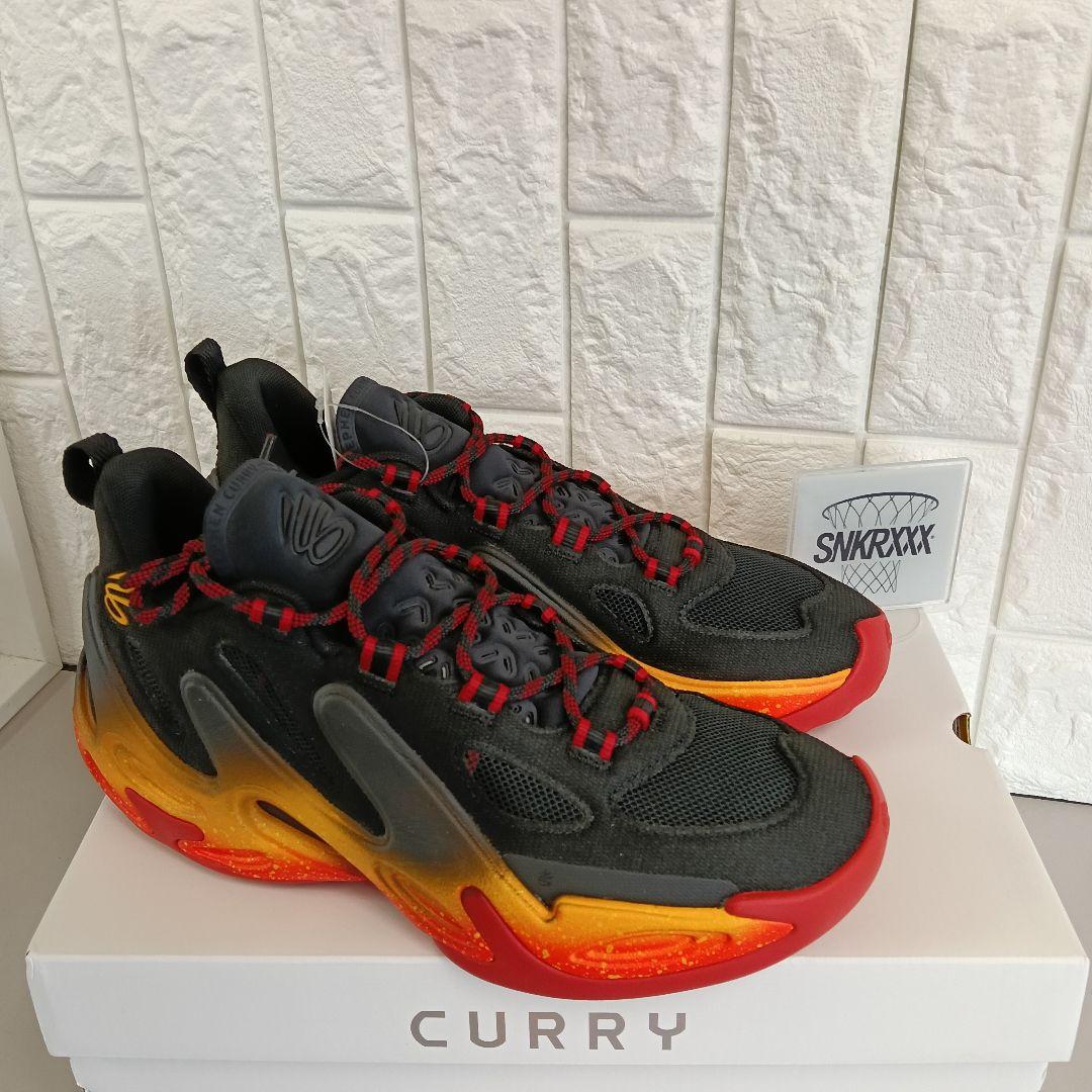 シューズ(男性用) Under Armour Curry 13 AP \"Black/Red\"26.5