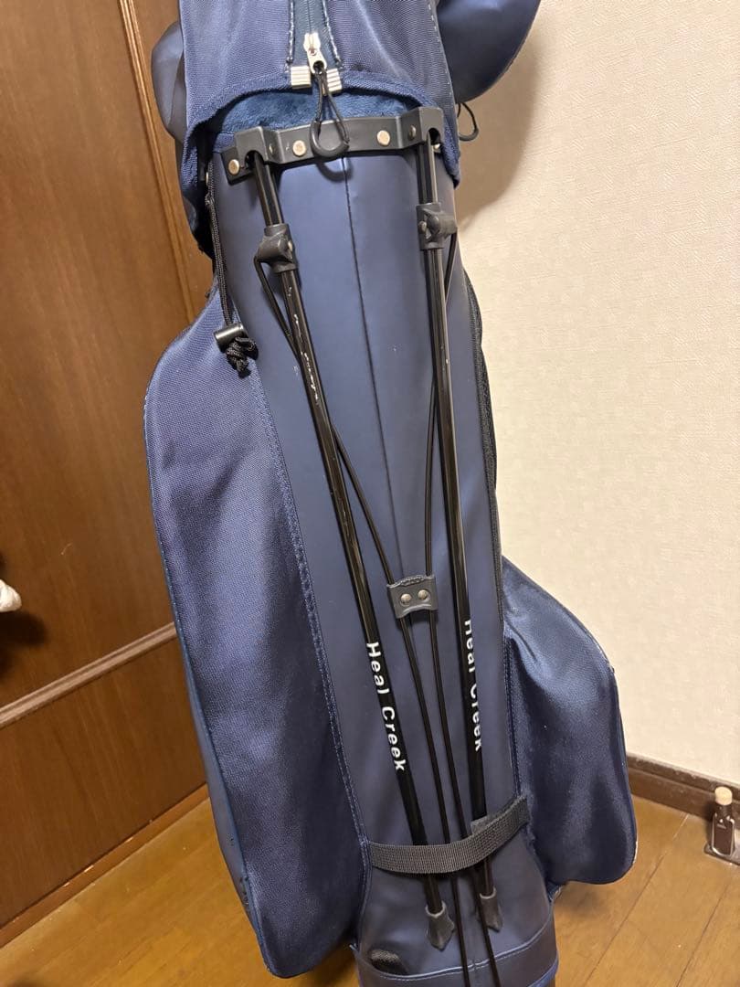 Heal Creek スタンド式ゴルフバッグ ネイビー　ヒールクリーク