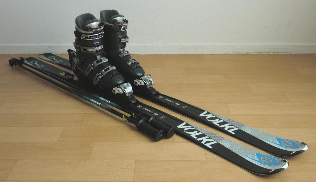 ■送料無料■VOLKL■メンズスキーセット■板162靴27-27.5■メンテ付■