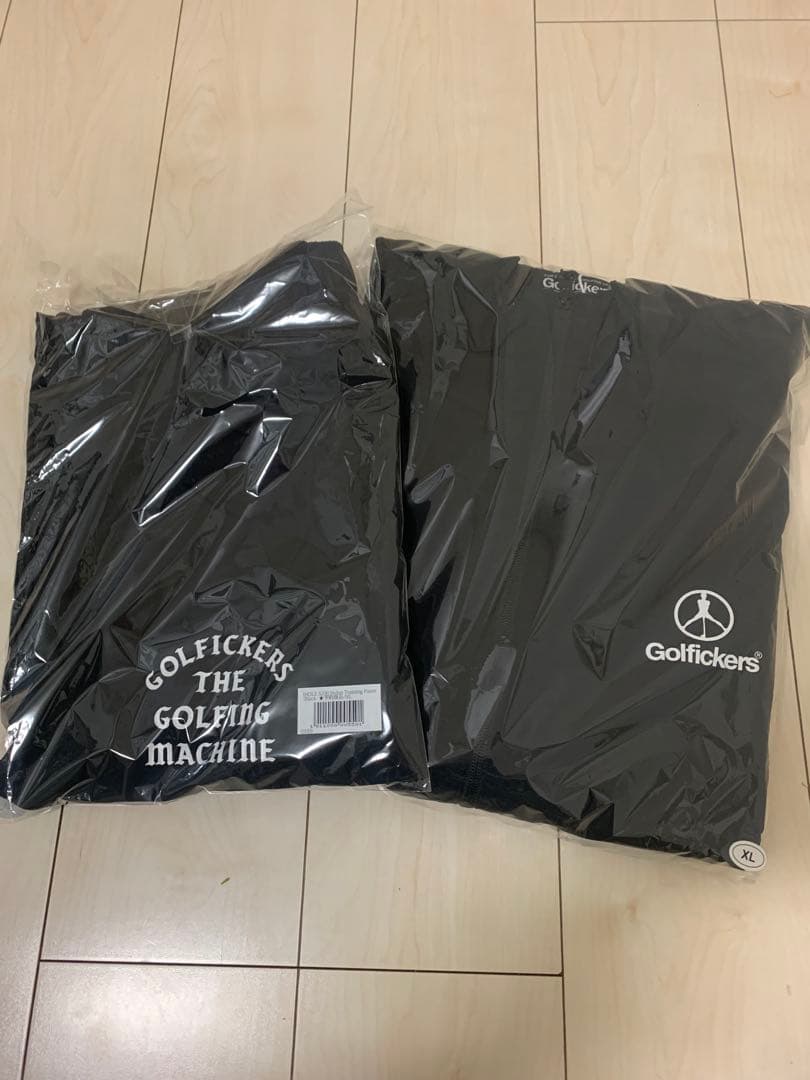 ゴルフィッカーズ　golfickers セットアップ　ブラックXLサイズ