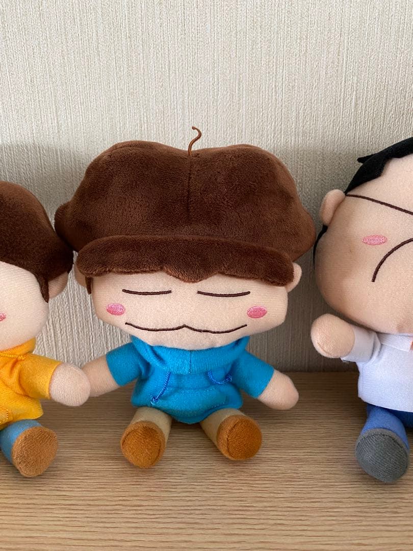 あたしンち　みかん　ユズヒコ　お父さん ぬいぐるみ3人セット