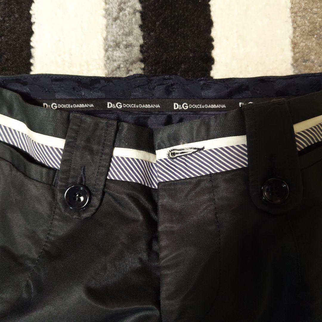 D&G　ドルチェ&ガッバーナ 黒いジャージパンツ サイズ44