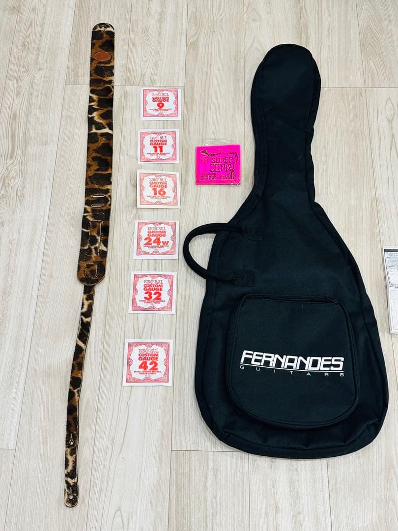 【希少品ギター】フェルナンデス　APG -55S Blue 青虎目