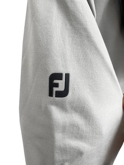 フットジョイ FootJoy ハーフジップフーディー ライトグレー/ホワイト S