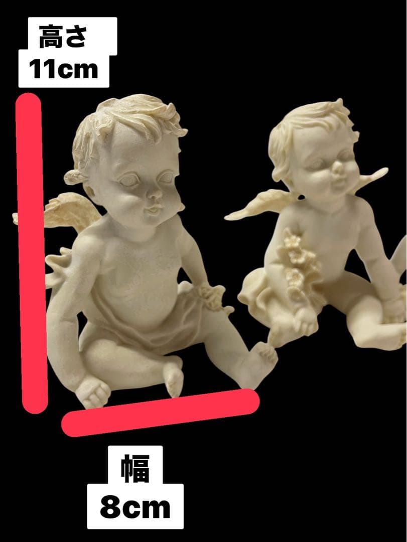 天使のオブジェ 4点セット