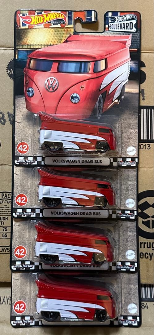 ホットウィール VOLKSWAGEN DRAGBUS 4台