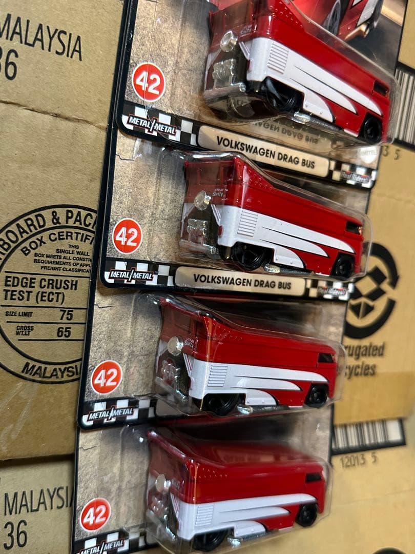 ホットウィール VOLKSWAGEN DRAGBUS 4台