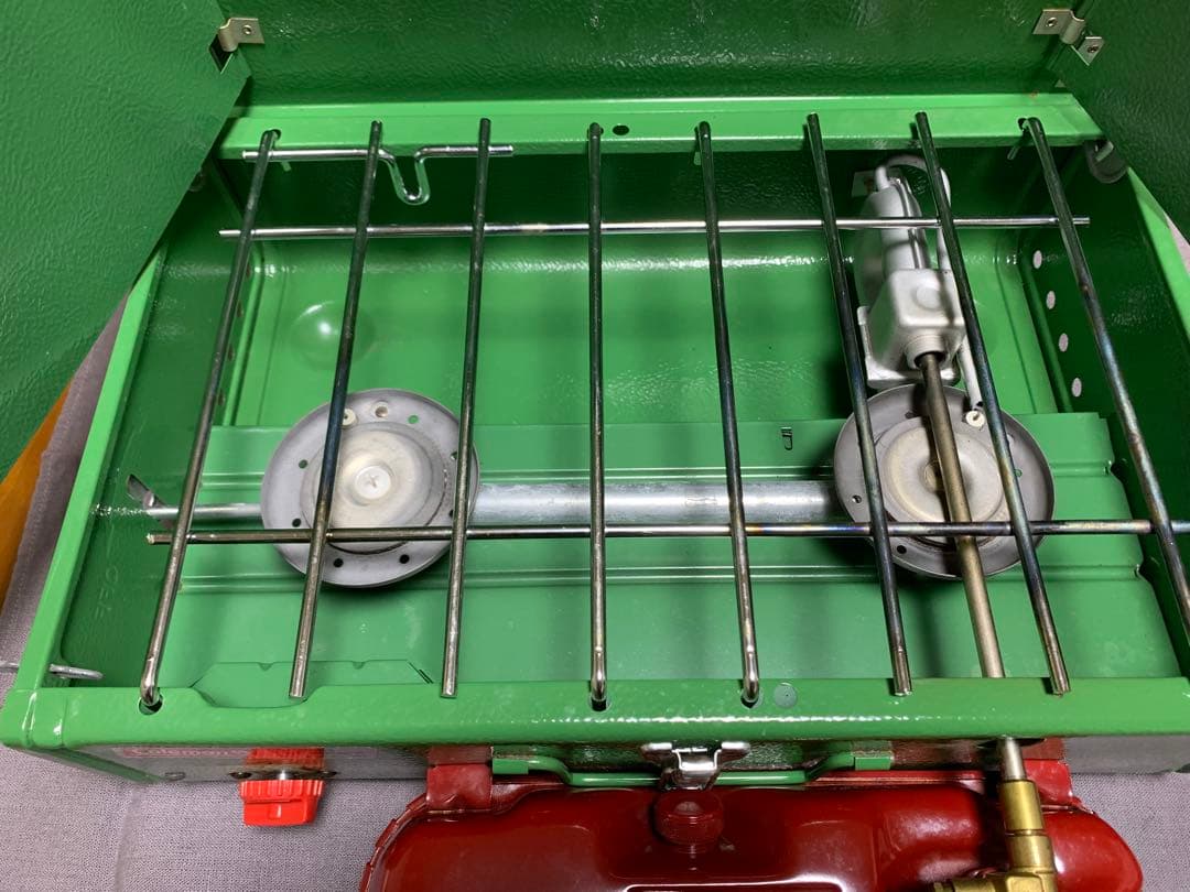 コールマン　ツーバーナーコンロ 432-770J キャンプ用品　廃番　希少