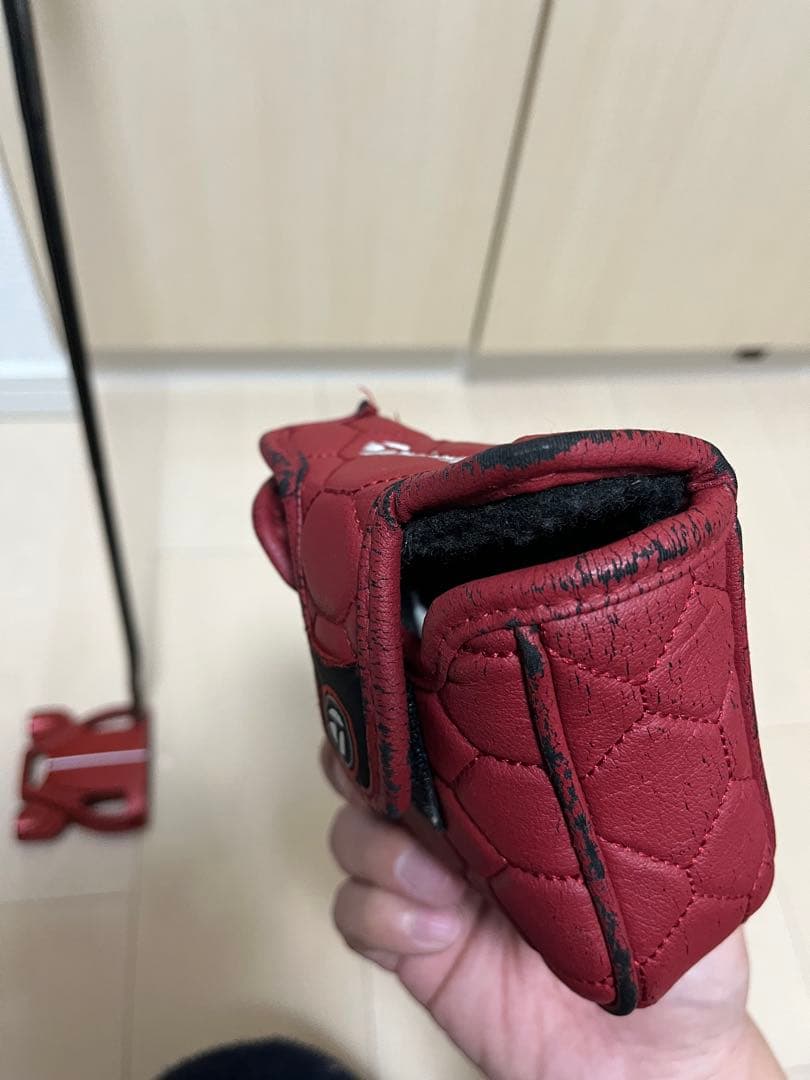 テーラーメイド　スパイダー　パター　赤　マレット　ゴルフ　33インチ