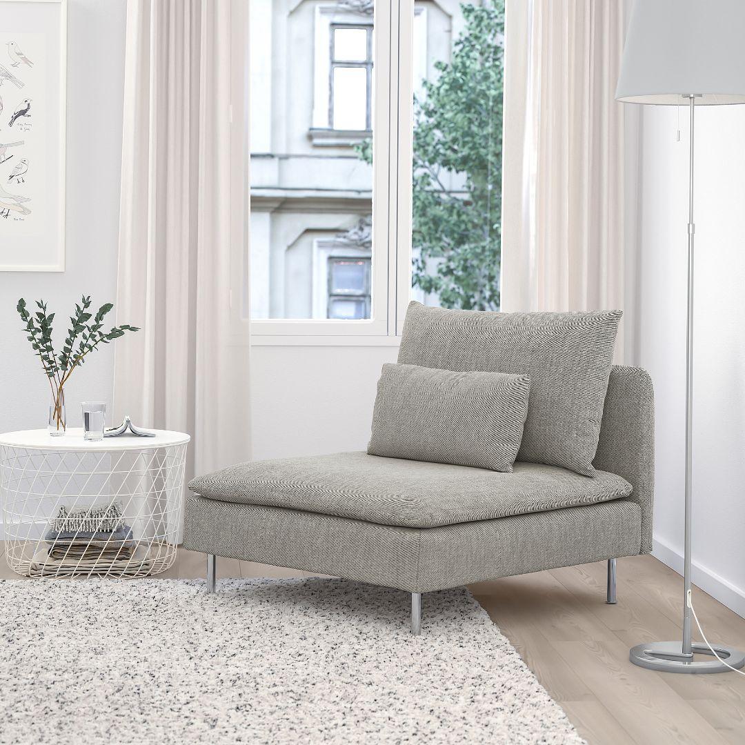 IKEA イケア ソーデルハムン パーソナルソファ グレー