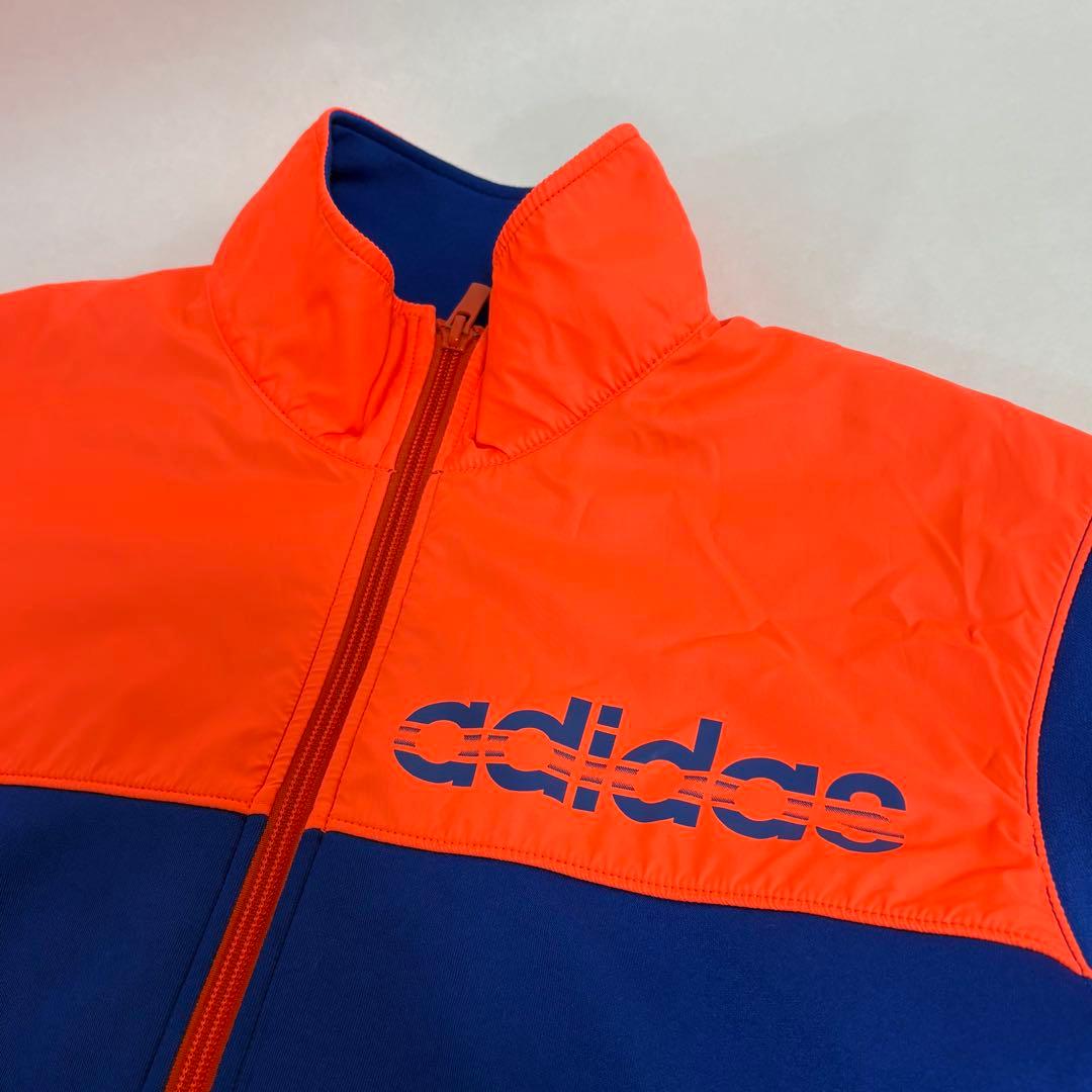 アディダスadidas ジャージ　上下　メンズ　Sサイズ　ブルー　オレンジ