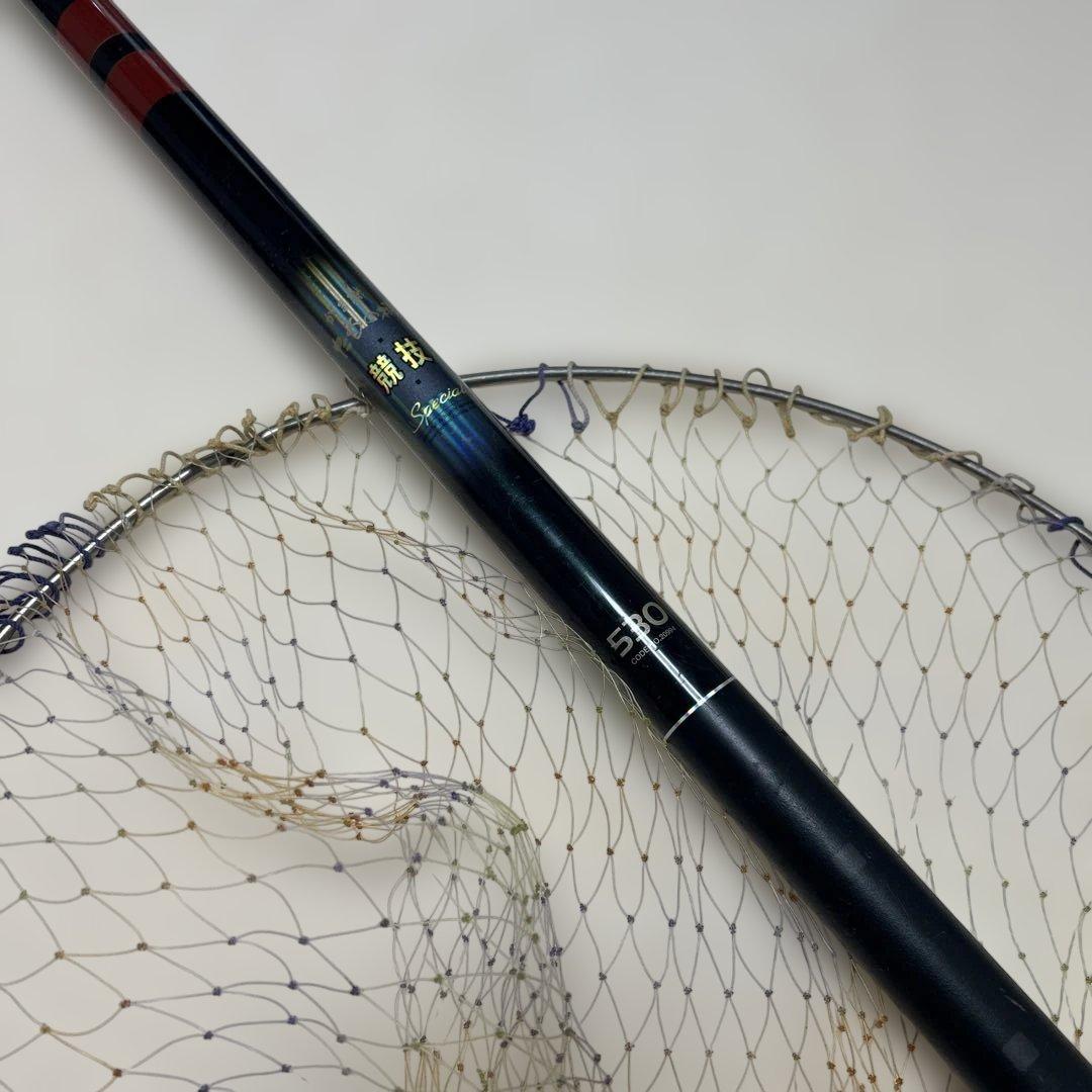 がまかつ　たもの柄　競技スペシャル　530 たも網　チタン　45cm