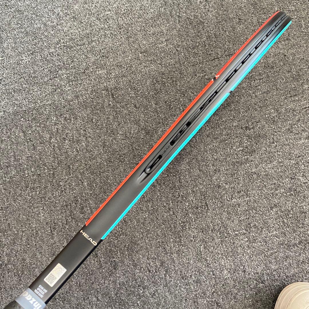 【美品】HEAD GRAVITY MP400G2テニスラケット360+オレンジ緑