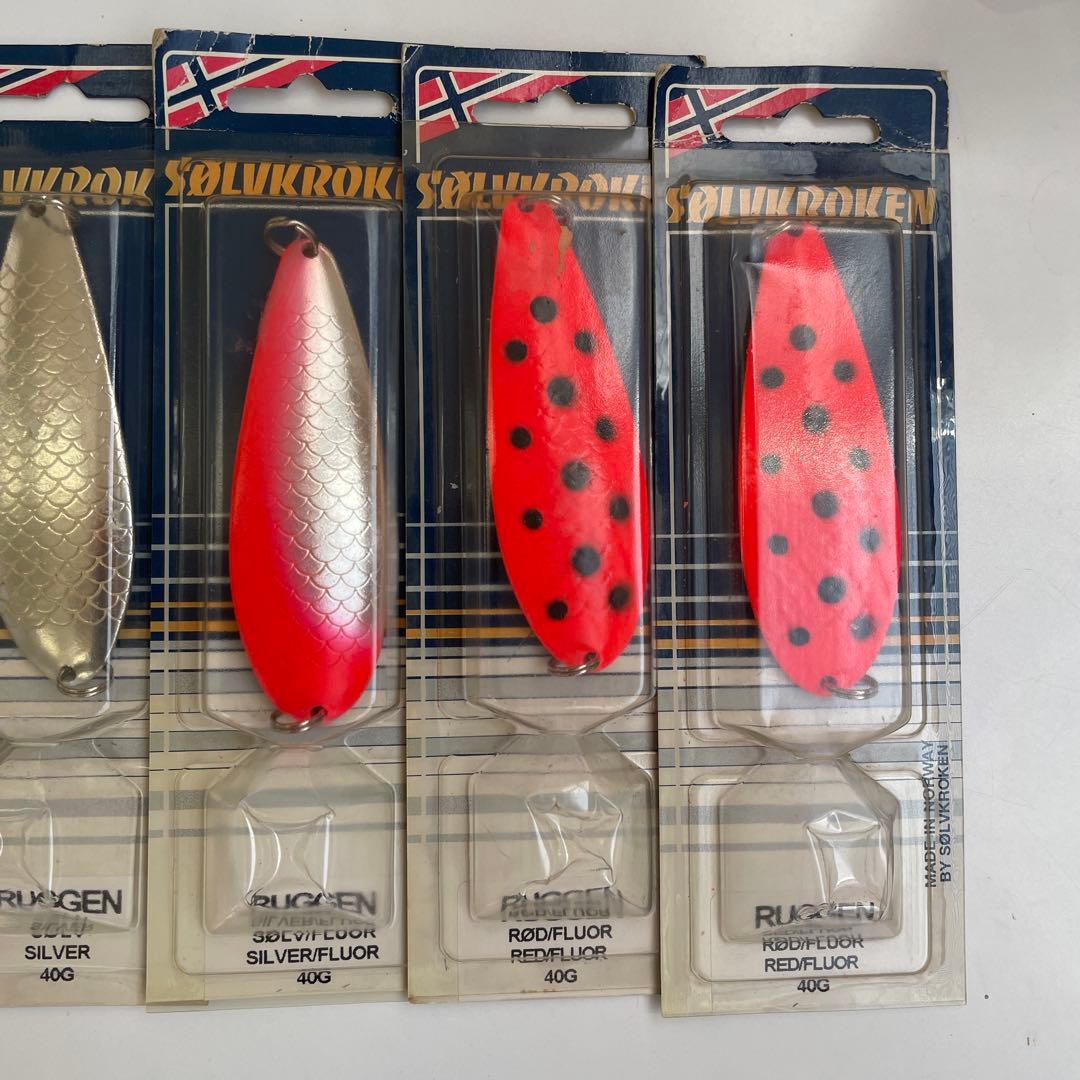 RUGGEN ルーゲン　スプーンルアー 40g シルバー・レッドフルオー他