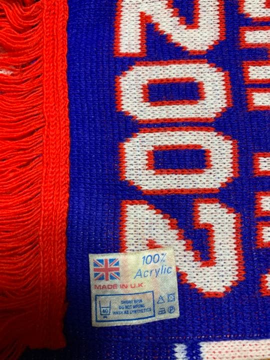 入手不可能WorldCupJapan2002単独開催マフラー 1995年 英国製