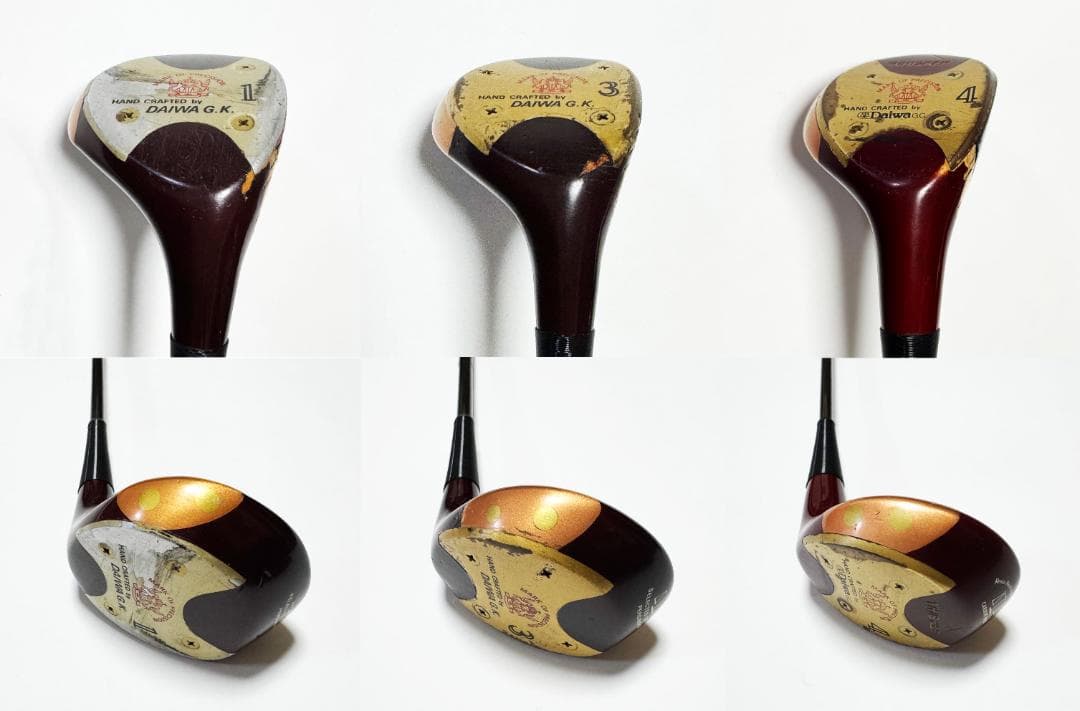■ヴィンテージDAIWA/ダイワ ゴルフクラブ 1番3番4番ウッド 3本セット■