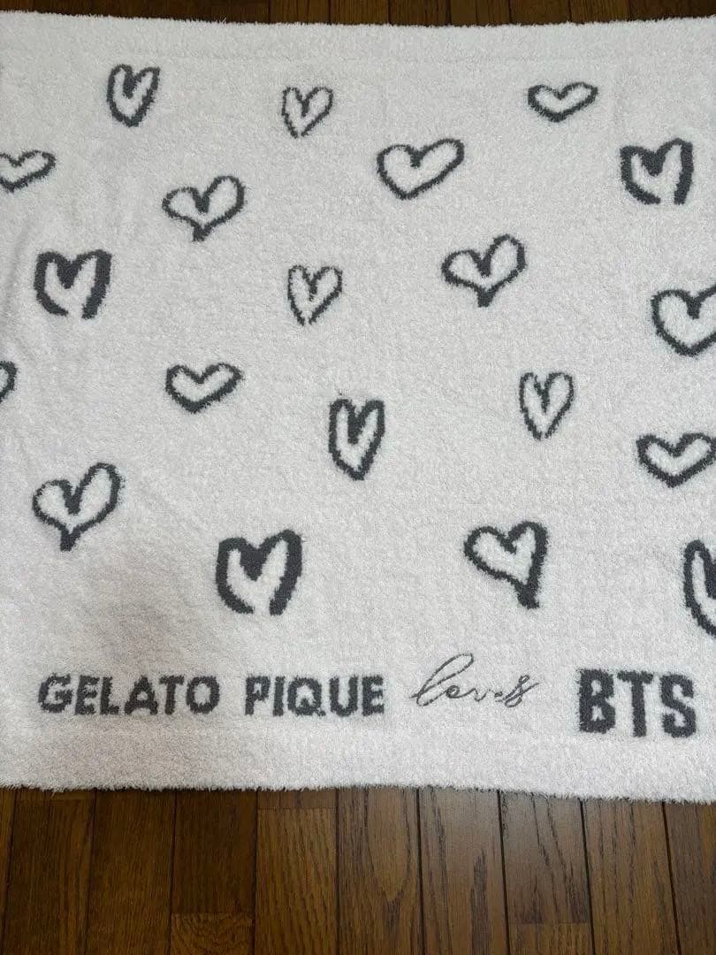 GELATO PIQUE loves BTS ブランケット　薄ピンク　美品