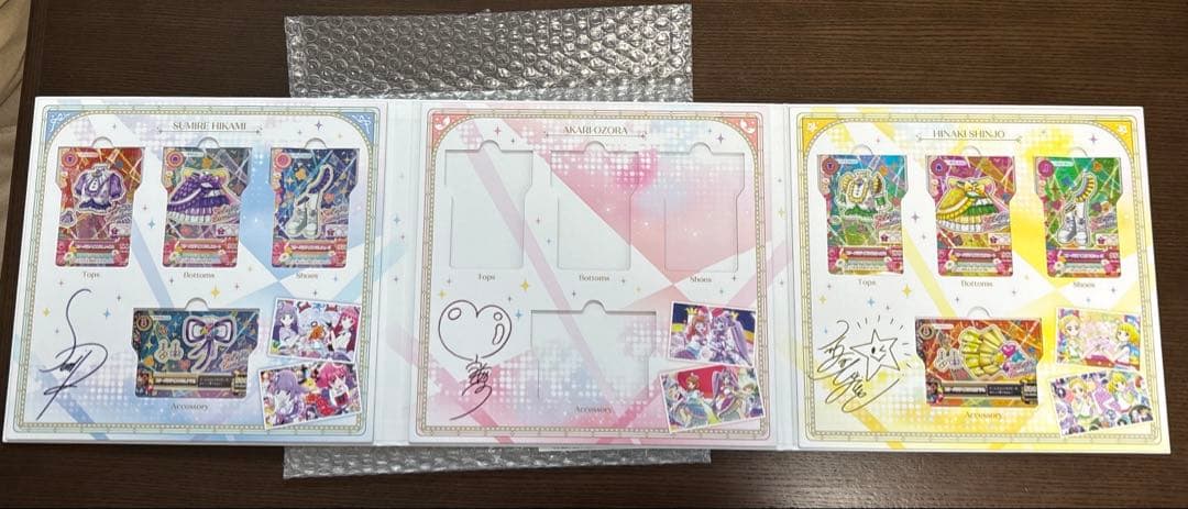 アイカツ！×プリパラ THE MOVIE カードセット　氷上すみれ　新城ひなき
