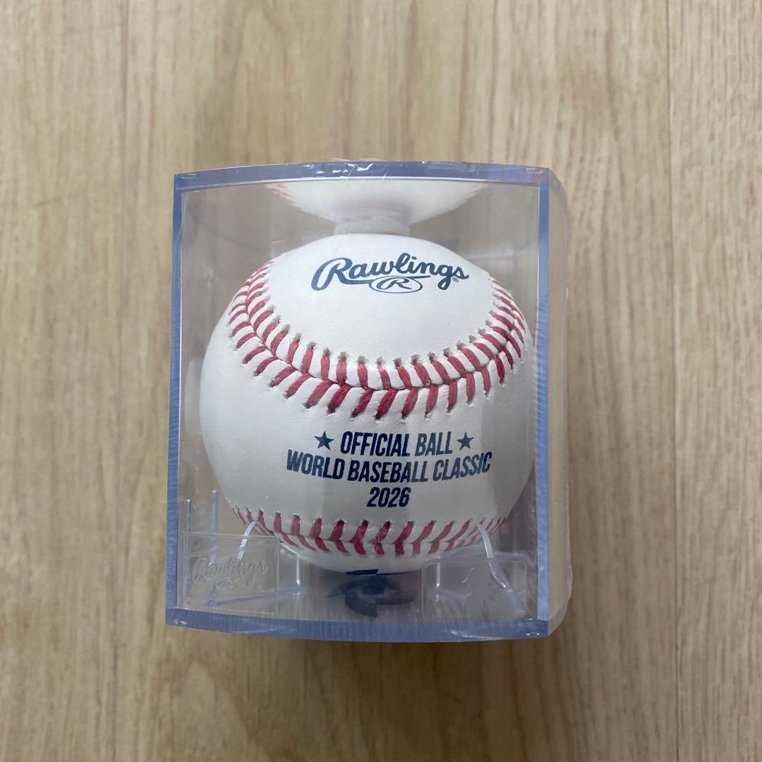 2026 WBC 公式試合球 ローリングス　UV防止ケース付き