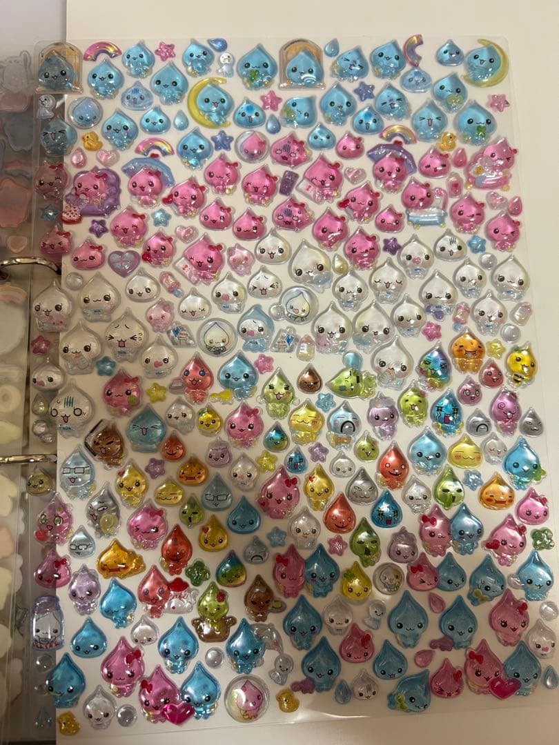 ボンボンドロップシール帳 A4サイズ 完成品