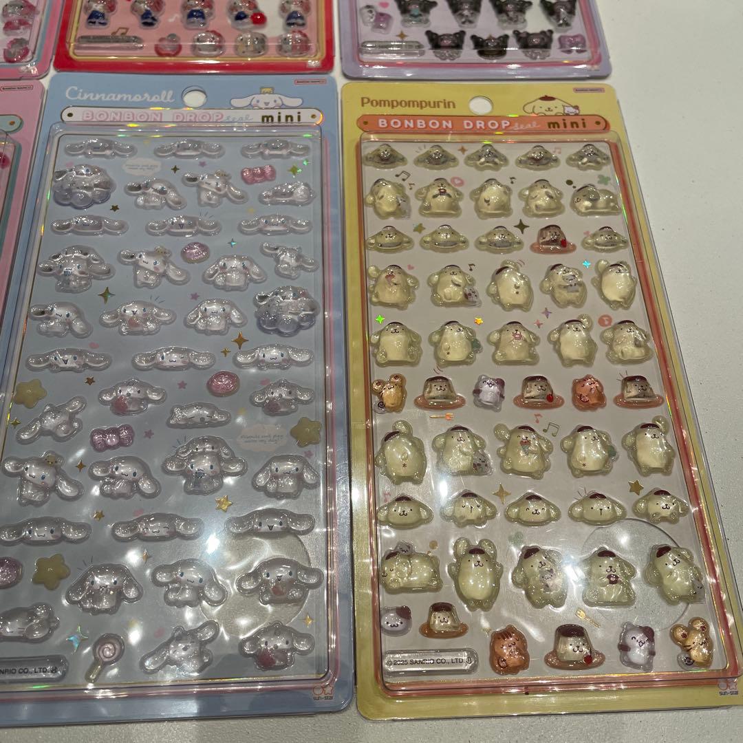 ボンボンドロップシール　サンリオミニ　コンプ
