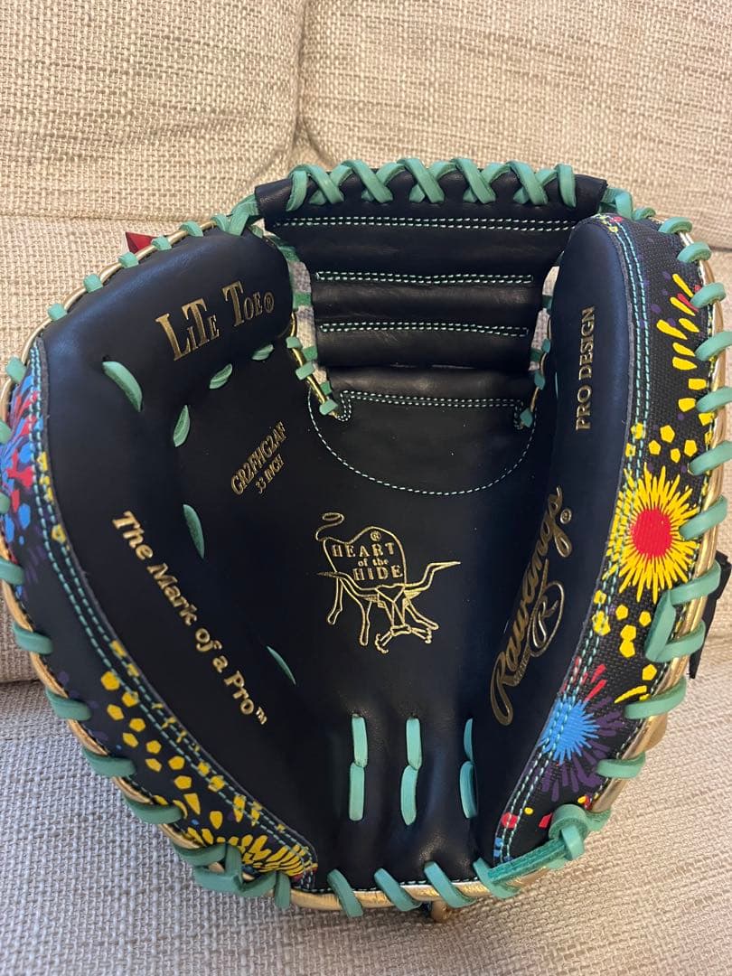 Rawlings 軟式用 キャッチャーミット 捕手用 左投用 33インチ
