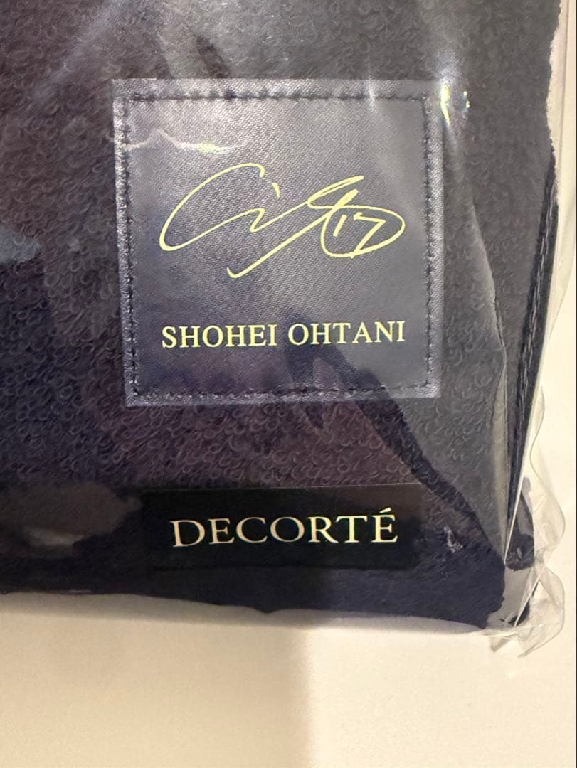 大谷翔平 サイン入りタオル DECORTÉ