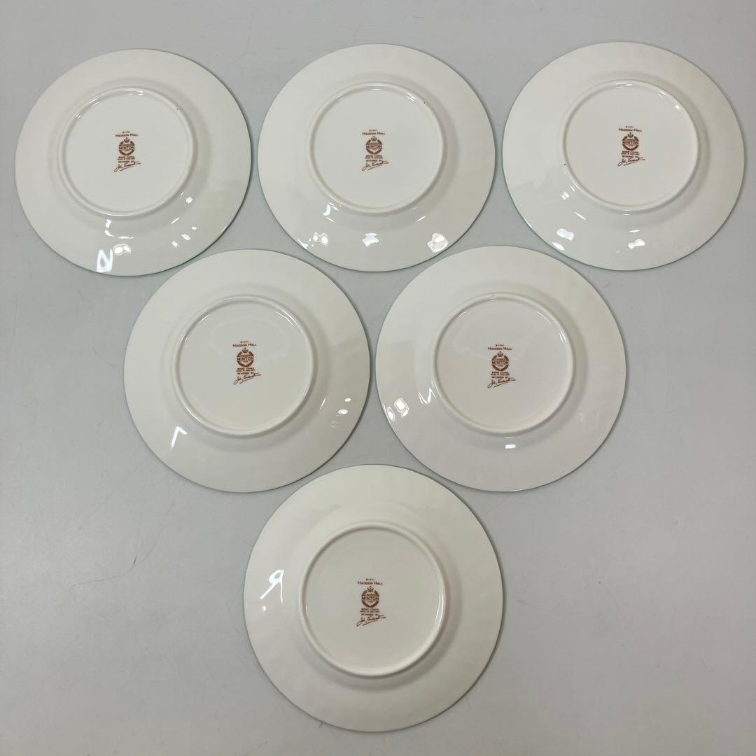 A2F22■ MINTON ミントン ハドンホール ケーキ皿 6枚セット