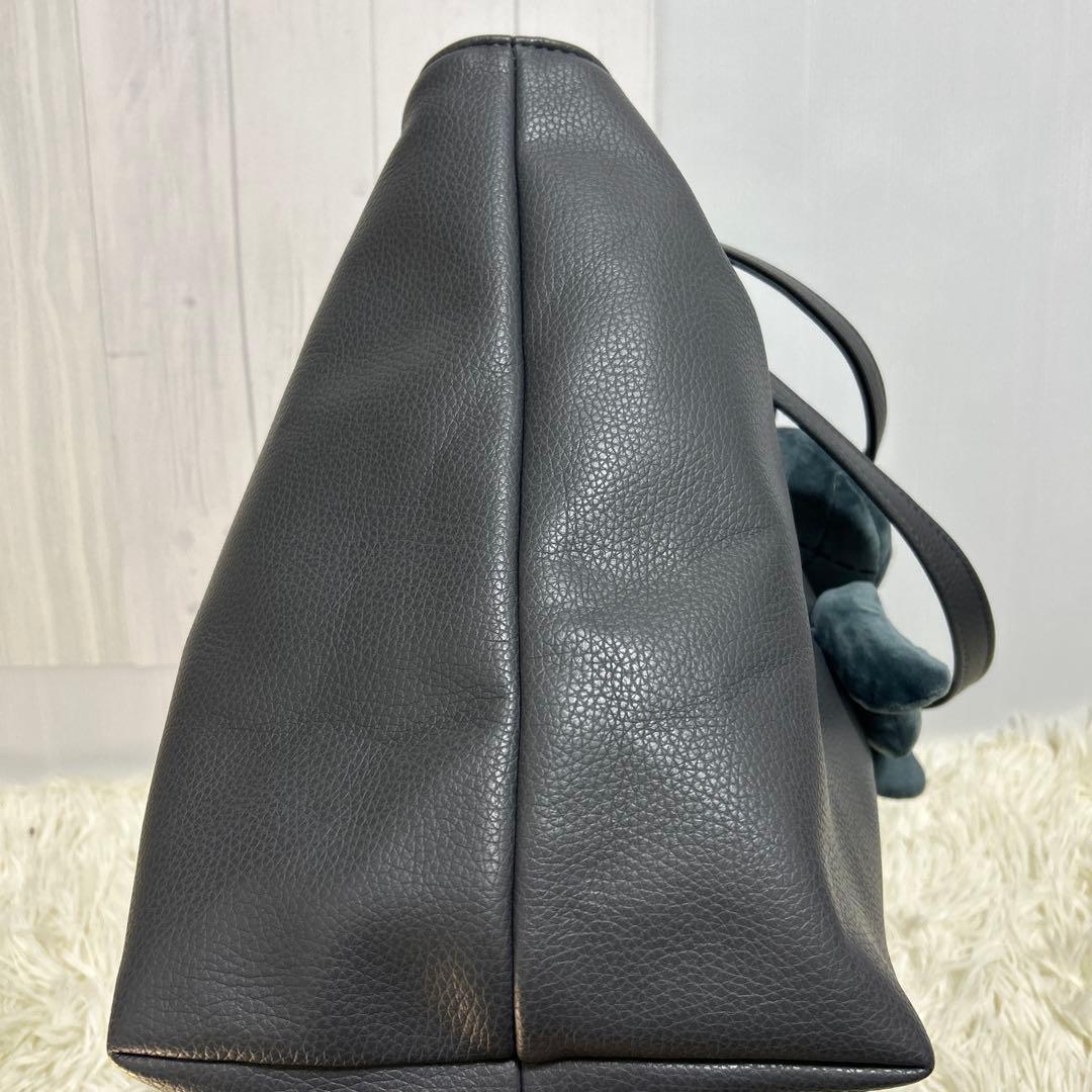 美品　MISIA メロンパンダ レザートートバック