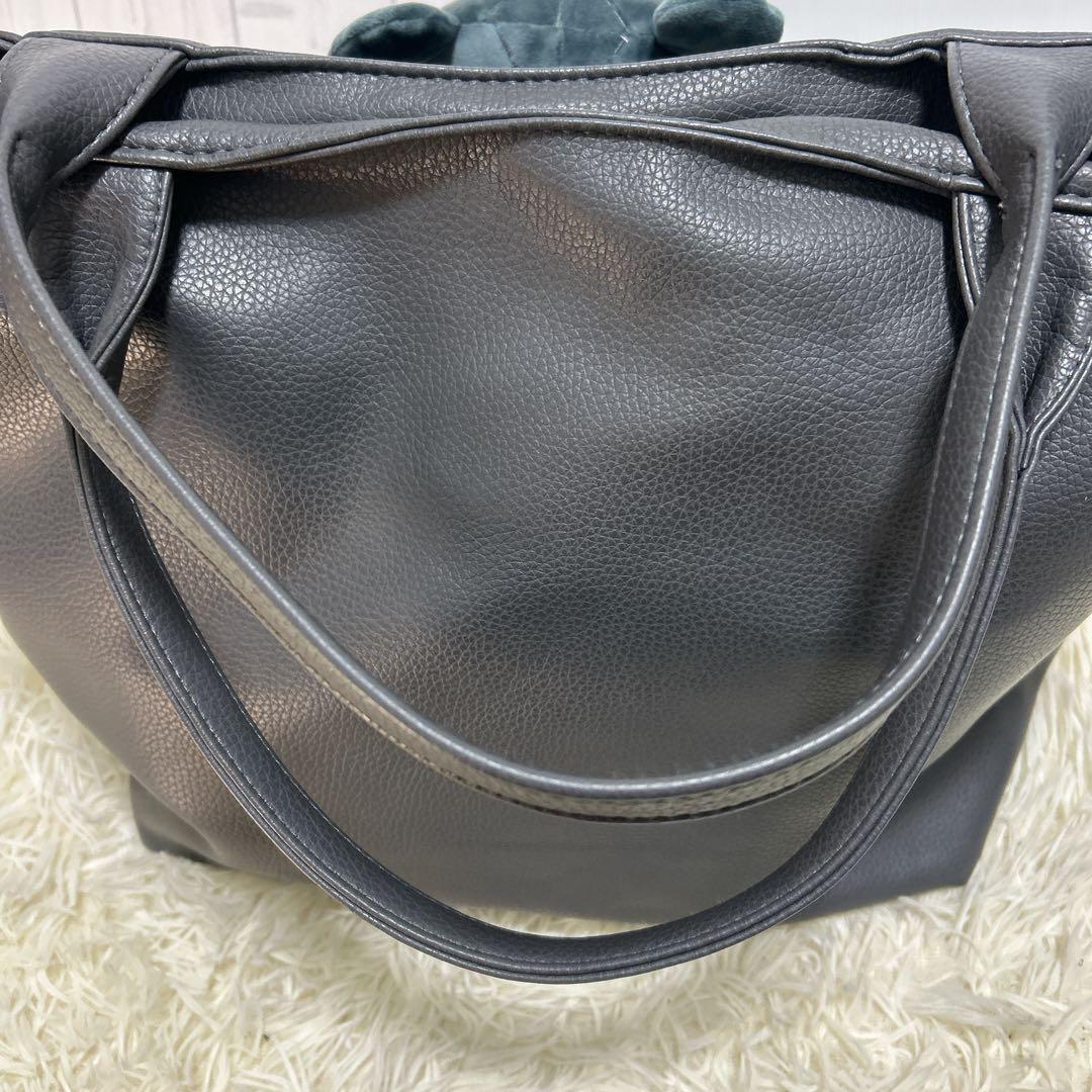 美品　MISIA メロンパンダ レザートートバック