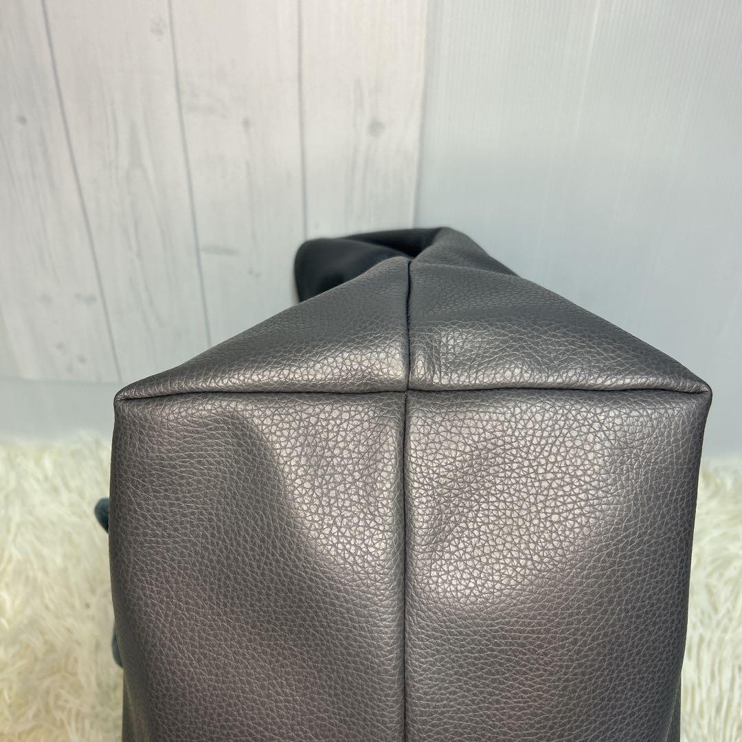美品　MISIA メロンパンダ レザートートバック