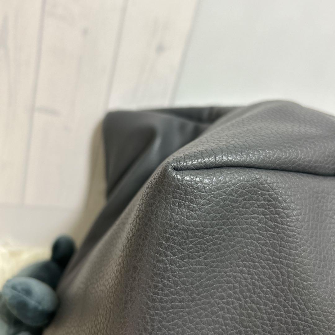 美品　MISIA メロンパンダ レザートートバック