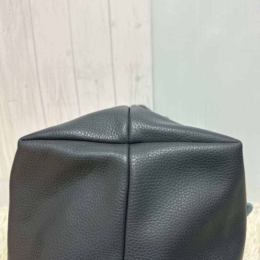美品　MISIA メロンパンダ レザートートバック