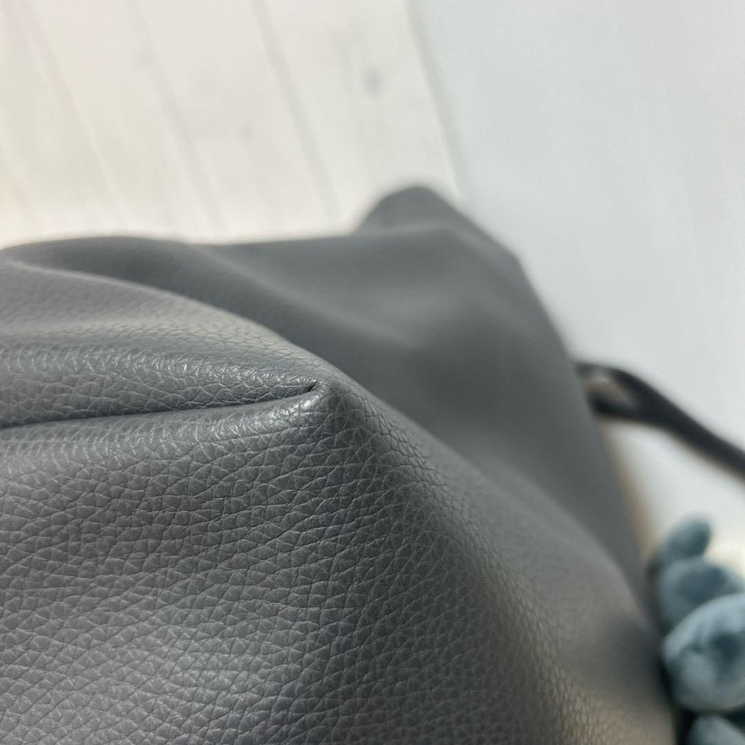 美品　MISIA メロンパンダ レザートートバック