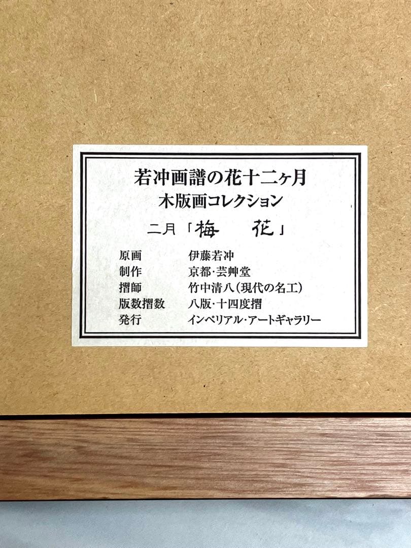 伊藤若沖 画譜 花十二ヶ月 コレクション
