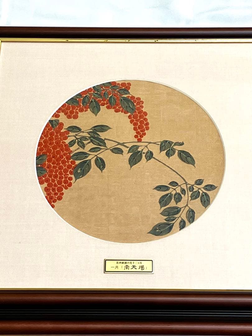 伊藤若沖 画譜 花十二ヶ月 コレクション
