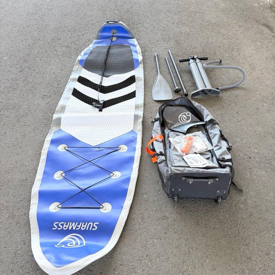 超美品　SUP スタンドアップパドルボード　SURFMASS 　専用バッグ付き